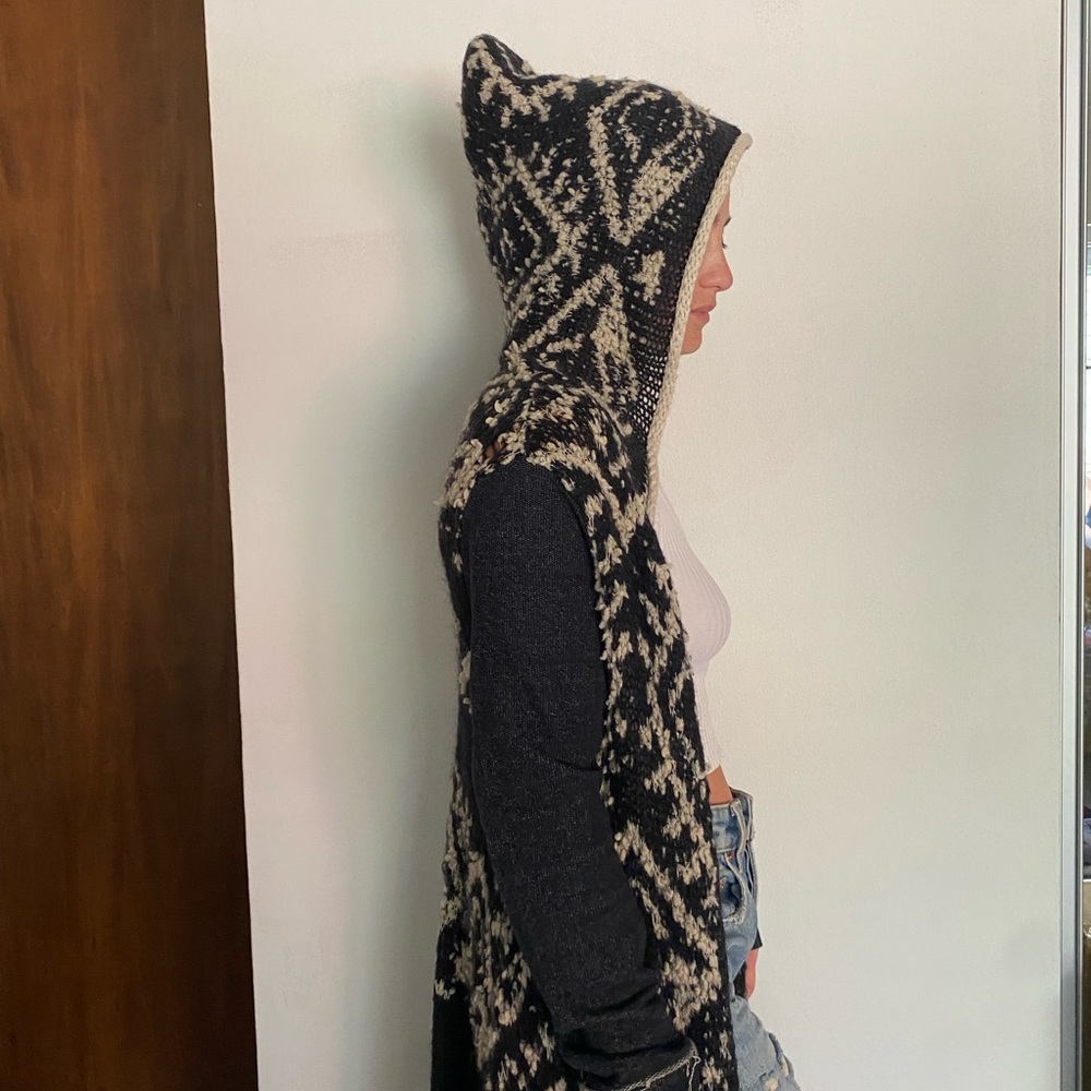 Free People long zip cardigan